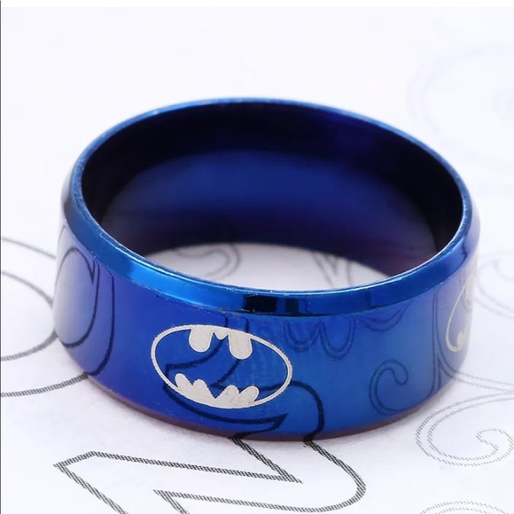 Men’s stainless steel titanium band ring - Picture 3 of 4